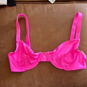 Moana Bikini Bam Bam Top. Large. Pink.